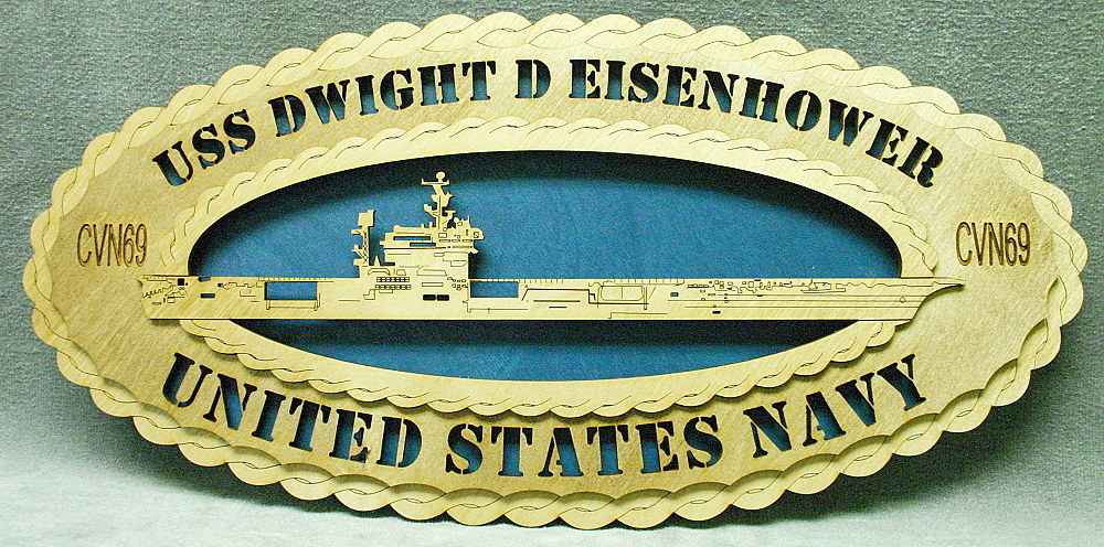 USS Dwight D Eisenhower Wall Tribute